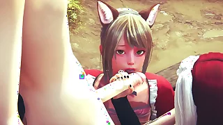 Yaoi Femboy - Threesome Femboys Lasting Sex - Sissy crossdress Japanese Asian Manga Anime Game Porn Gay